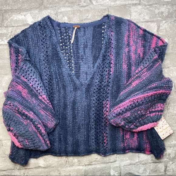 SOLD! Amethyst Sweater in Blue Combo Medium - Picture 3 of 8